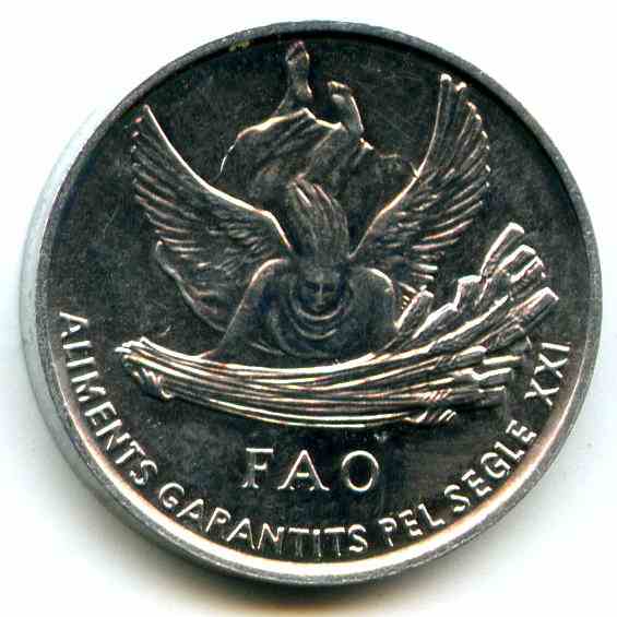 1 сантим 1999 рік Андорра