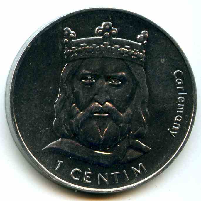 1 сантим 2002 рік Андорра